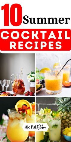 Looking for great summer cocktail recipes? You’ve come to the right place. Summer is all about fun and celebration, so why not stay cool and refreshed with these best easy and fun gorgeous summer cocktails. These fresh-tasting summer cocktails are simple to make and great for a crowd and for a summer bbq party. Beach Party Drinks, Fruity Summer Drinks, Summer Mocktails, Easy Summer Cocktail Recipes, Spring Cocktails Recipes, Best Summer Cocktails, Watermelon Cocktail, Easy Summer Cocktails