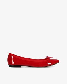 Ballerines Cendrillon cuir verni Rouge flamme|Repetto Paris Repetto Paris, Dr Shoes, Ballet Core, Mule Sneakers, Florida Girl, Dance Bag, Red Heels