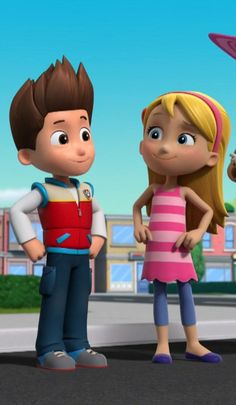 Ryder x Katie Paw Patrol Ryder X Katie Fanart, Paw Patrol Katie, Paw Patrol Movie, Psi Patrol, Rubble Paw Patrol