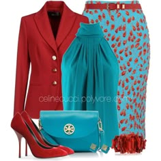 Turquoise Clothes, Turquoise Fashion, Colour Combinations Fashion, Business Attire Women, Business Casual Outfits For Work, Fashionista Clothes, Classy Work Outfits, Stylish Work Outfits