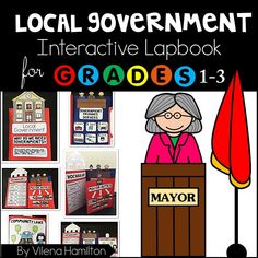 an interactive lapbook for grade 1 - 3 students to use in the local government