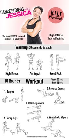 an exercise poster with the instructions for how to do it