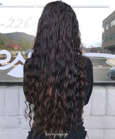 Extra Long Hair with Loose Perm Waves Loose Curl Perm, Body Wave Perm, Permanent Waves