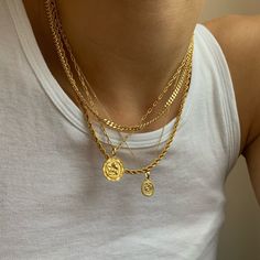 Roped Up Necklace Dope Jewelry, Jewelry Lookbook, Gold Necklaces, Girly Jewelry, Online Jewelry Store, Jewelry Inspo, Dream Jewelry, Pretty Jewellery, Piercing Jewelry