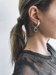 Silver ear cuffs,big earrings,silver hoops earrings,edgy silver earrings,silver studs earrings,silver suspender earrings,silver big earrings by KathyRossJewelry on Etsy https://www.etsy.com/listing/580033883/silver-ear-cuffsbig-earringssilver-hoops Silver Hoop Ear Cuff, Modern Silver Pierced Ear Cuff, Modern Sterling Silver Single Cartilage Earring, Silver Metal Ear Cuff For Everyday, Modern Silver Cartilage Earrings, Edgy Handmade Silver Earrings, Nickel-free Small Hoop Sterling Silver Ear Cuff, Silver Single Earring In Edgy Style, Trendy Sterling Silver Drop Cartilage Earrings