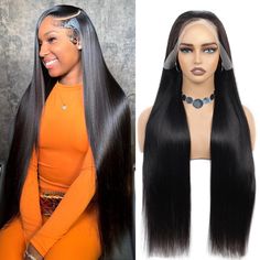 PRICES MAY VARY. 【Lace Front Wig Human Hair Material】: 12A 100% Unprocessed Brazilian Virgin Human Hair Wigs for Black Women,13X4 HD Transparent Top Swiss Lace, Straight Human Hair Wigs ,Natural Vegetable-based Dyes to Dye the Hair, Healthier and More Natural, Full and Thick, Soft,Breathable, Comfortable & Bouncy, True to Length, Durable, Reusable. 【Straight Lace Front Wigs Human Hair Details】: 13x4 HD Transparent Lace Front Wigs Human Hair Straight.Light Brown Swiss Lace, No Matter What Skin To 30 Inch Lace Front Wig, Full Frontal Wigs, Curling Straight Hair, Black Women Beauty, Full Lace Frontal, Hair Details, Straight Human Hair Wigs, Straight Lace Front Wig, Transparent Top