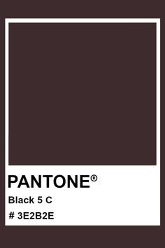 pantone's black 5 c color is shown