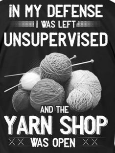 the yarn shop is open and i'm not sure what to do