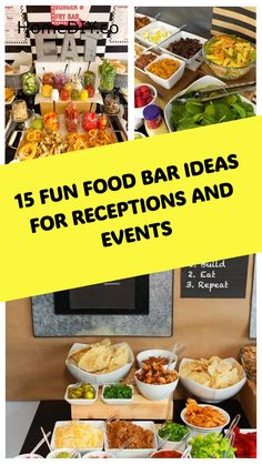 If you're hosting or planning a large gathering, I have here 15 fun food bar ideas perfect for any receptions and events! Walking Taco Bar