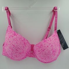 New With Tags. Jessica Mcclintock Brand Underwire Bra Sizd 34b Pink Adjustable Straps 90% Nylon, 10% Spandex Kept In A Smoke Free Environment Fast Shipping From Nc Fitted Pink Swimwear With Medium Bust Support, Fitted Pink Swimwear With Bust Support, Fitted Pink Nylon Bra, Pink Nylon Bra, Spring Padded Fitted Bra, Spring Fitted Padded Bra, Spring Season Fitted Padded Bra, Summer Push-up Fitted Bra, Stretch Push-up Bra For Spring