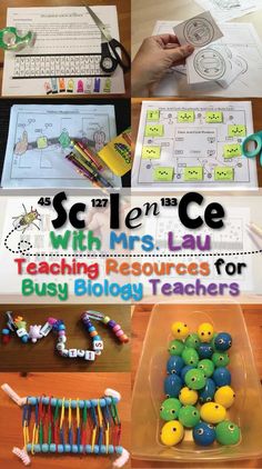 the cover of a book about science with mrs lau teaching resources for busy biology teachers