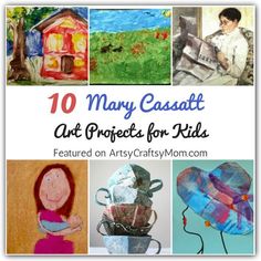 the cover of 10 may cassett art projects for kids