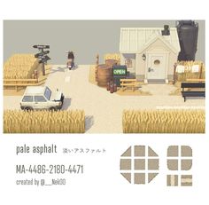 an image of a farm scene with the words pale asphalt