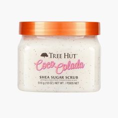 Tree Hut Coco Colada, Coco Colada, Shea Sugar Scrub, Sugar Body Scrub, Exfoliating Scrub, Skin Care Items, Tree Hut, Shower Routine, Evening Primrose