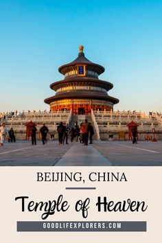 the temple of heaven in china with text overlay reading believing, china temple of heaven