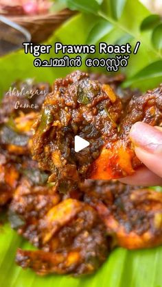 Akshaya Merin Babu 🦋 on Instagram: "Tiger Prawns Roast 🍃 @akshayaascameo 
നല്ല നാടൻ ചെമ്മീൻ റോസ്സ്റ് ❤️

Ingredients 👇🏻
🍤Tiger Prawns - 500gms 
🍤Salt - to taste 
🍤Chilli Powder - 1 tbsp 
🍤Turmeric Powder - 1 tsp 
🍤Vinegar - 1 tbsp 
🍤Curry Leaves - 2 strings 
🍤Water - 3 tbsp 

🍤Coconut Oil - 2 tbsp 
🍤Shallots - 300gms 
🍤Ginger - 1 tbsp 
🍤Garlic - 2 tbsp 
🍤Green Chillies - 4 to 5 
🍤Curry Leaves - 2 strings 

🍤Crushed Pepper - 1 tbsp 

And it’s done ❤️ Yummmyy it is 🤤 Best with Rice 🍃

#akshayaascameo #thaninaadan #naadan #keralarecipes #recipeoftheday #reeloftheday #videooftheday #reelskerala #reelsinstagram #chemmeenroast #tigerprawns #prawnsroast #tigerprawnroastrecipe #explore #explorepage #seafoodrecipes #malayali #homemade #naadanchemmeenullarthiyathu #chorumchemmeen