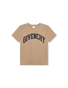 Composition: Cotton Givenchy Shirt, Givenchy Tshirt, Beige T Shirts, Kenzo Kids, Short Sleeve Pullover, Kids Logo, Stella Mccartney Kids, Cotton Logo, Casual Street Style