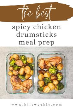 the best spicy chicken drumsticks meal prep