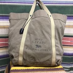 Excellent Used Condition Polo Safari Tote Bag Real Nice Bag Hard To Find Great Bag Ralph Lauren Bags, Fun Bags, Travel Luggage, Men's Polo, Luggage Bags, Travel Bags, Polo Ralph, Mens Polo, Polo Ralph Lauren