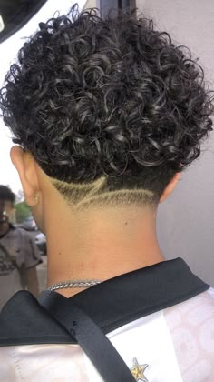 Curly Hair Designs, Curly Hair Fade, Men Haircut Curly Hair