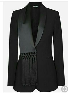 Blazer Wedding, Party Jacket, Business Party, Lapel Blazer, Woman Suit Fashion, Blazer Designs, Abayas Fashion, 가을 패션, Blazer Fashion