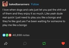 the tweet is being posted to someone about their dog's play time