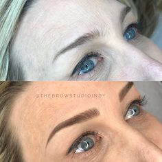 Before And After Eyebrows, Shading Embroidery, Microblading Healing Process, Brows Tutorial, Ombre Brows, Eyebrows Microblading, Brow Studio