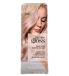 L'Oreal Paris Le Color Gloss One Step In-Shower Toning Hair Blush Blonde Up To 3 Appplications (4 fl oz) No Ammonia Or Parabens Burnette Hair, Brunette Inspiration, Toning Hair, Blush Blonde, L Oreal, Loreal Paris, First Step, Hair Color, Hair Cuts