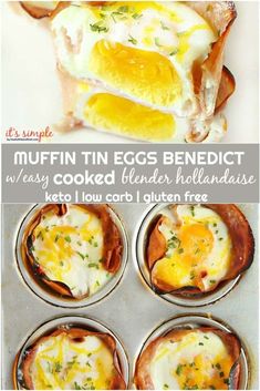 muffin tin eggs benedict is an easy and delicious treat for breakfast or brunch