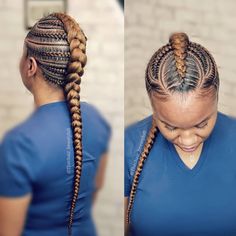 Womens Braids, Ponytail Braid Hairstyles, Female Braids, Mohawk Braid Styles, Swag Hairstyles, Mohawk Braids, Braided Mohawk, Feed Ins