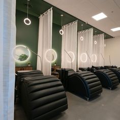 the salon is clean and ready for customers to use