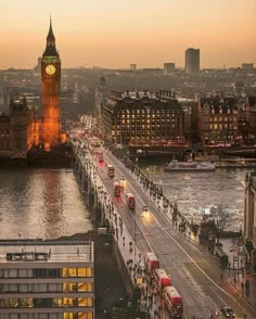 the big ben clock tower towering over the city of london