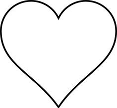 a black and white heart shape