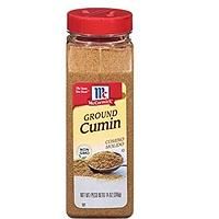 ground cumin in a glass jar