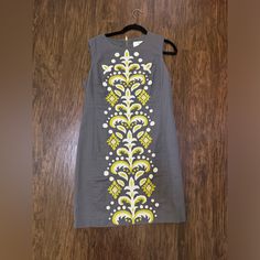 Anthropologie Embroidered Dress In Excellent Condition Just Worn One Time Size 12 Dress, Anthropologie Dresses, Embroidered Dress, One Time, Anthropologie, Size 12, Womens Dresses, Grey, Women Shopping