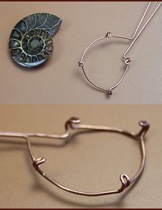 three different types of jewelry are shown in this collage, one is silver and the other is sterling