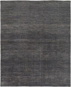 an area rug with grey and black stripes