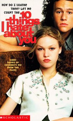 an advertisement for the tv series, things i hate about you is shown in this image