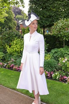 Royal Ascot 2023 - Day One Ascot Fashion, Hana Cross, Lady Amelia Spencer, Ascot Outfits, Zara Tindall, Camilla Dress, Ascot Hats, Orange Maxi Dress, Races Fashion