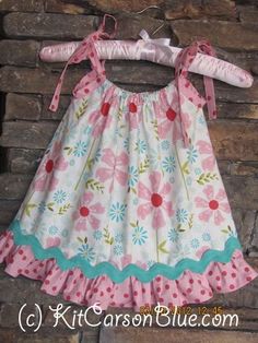 Pillow Case Dress/ Baby Mode, Girl Dress Pattern, Kid Fashion, Reborn Dolls