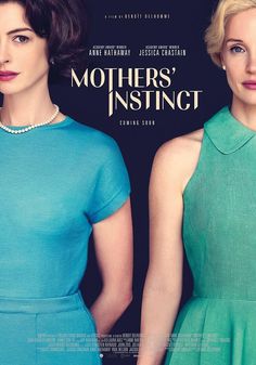 two women in dresses standing next to each other on a poster for the movie mother's insinot