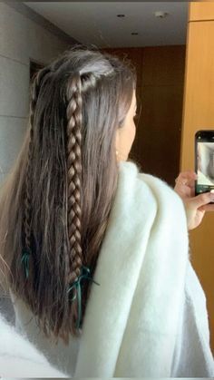 Hair Inspiration Long, Goddess Braids Hairstyles, Make Up Inspiration, Brunette Hair With Highlights, Hair Stylies, Hair Affair, Work Hairstyles, Hair Makeover