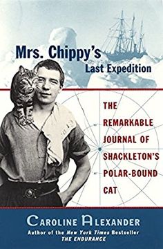 the cover of mr chippy's last expedition, with an image of a man holding