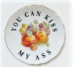 Tea Cup And Saucer Crafts, Funny Plates, Wicked Crafts, Amber Sweet, Cup And Saucer Crafts, Girls Apartment, Thrift Store Art, Grandma Quotes, Funny Home Decor