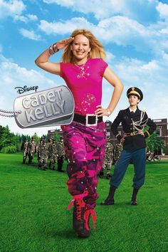 the movie poster for disney channel's garden kelliey, starring actors in costume