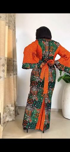 Wrapping Skirt Outfit, Ankara Party Styles, Ankara Flair Dress Styles, African Wrap Dress, Ankara Wrap Gown Styles, Ankara Dinner Gown Styles, Ankara Dress Designs For Women, Elegant Ankara Dresses, Long Gown Ankara Styles