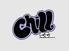 an image of the word evil with eyes on it's head and tongue sticking out