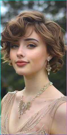 Elevate your prom look with 32 stunning hairstyles for short hair! From playful curls to sleek styles, these 32 options will have you looking fabulous. Find the perfect hairstyle to match your dress and personality, and shine all night long. Discover the best prom hairstyles for short hair and get inspired. Short Hair Styles For Prom Night, Prom Short Hairstyles, Elegant Hairstyles For Short Hair, Best Prom Hairstyles, Short Hair Prom Hairstyles, Tousled Pixie, Sleek Short Hair, Formal Hairstyles For Short Hair, Hoco Inspo