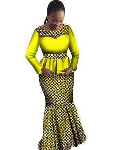 Top And Long Skirt, Africa Women, Long African Dresses, Best African Dresses, African Fashion Skirts, African Dresses Modern