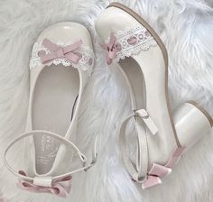 Sepatu Platform, Glamour Vintage, Dr Shoes, Kawaii Shoes, Princess Core, Pink Bows, Fancy Shoes, Girly Shoes